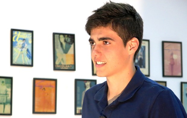 Léo Cittadini, do Santos (Foto: Lincoln Chaves)