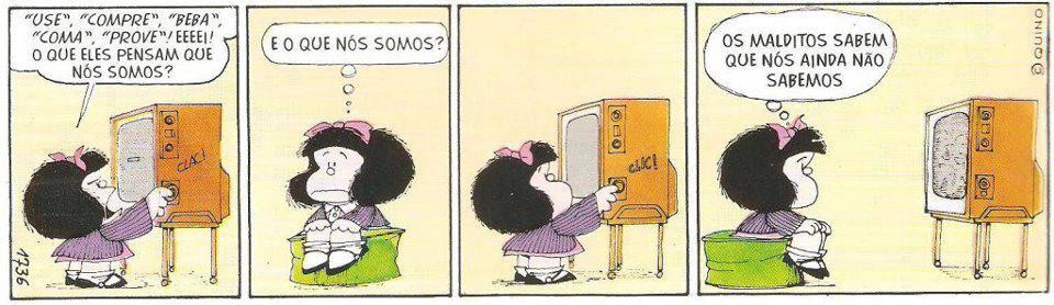 Mafalda e o consumismo (Foto: Reprodução/Quino)
