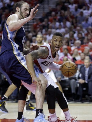Damian Lillard Blazers x Grizzlies NBA - AP (Foto: AP)