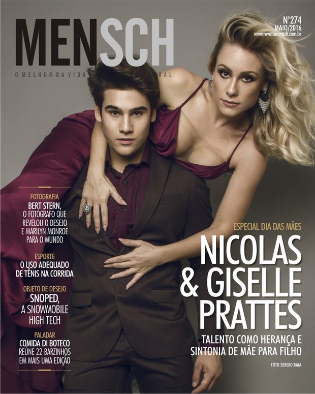 Nicolas e Giselle Prattes (Foto: Sergio Baia / Revista Mensch)
