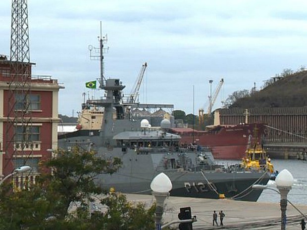 G1 Navios da Marinha são abertos à visitação no Porto de Vitória