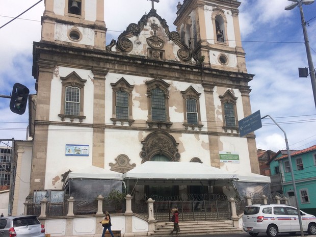 Igreja de Sant&#39;Ana, em Salvador (Foto: Henrique Mendes / G1)