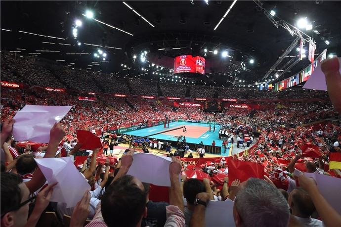Polônia x Alemanha semifinal mundial volei (Foto: Divulgação/FIBV)
