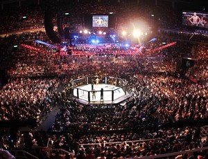 Vista panorâmica da Arena da Barra no UFC Rio (Foto: Divulgação/UFC)