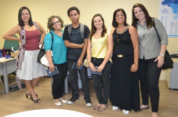 TV Sergipe recebe alunos do curso de Mídia (Foto: Danielle Menezes / TV Sergipe)
