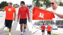 No treino, DJ faz caminhada
e dá uma 'corridinha'; confira (Editoria de Arte)