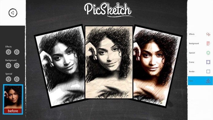 PicSketch transforma fotos em desenho (Foto: Reprodução/André Sugai)