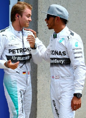 Lewis Hamilton Nico Rosberg GP do Canadá (Foto: Getty Images)