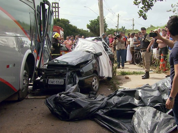 Acidente deixa três mortos em Alfenas. (Foto: Reprodução EPTV)
