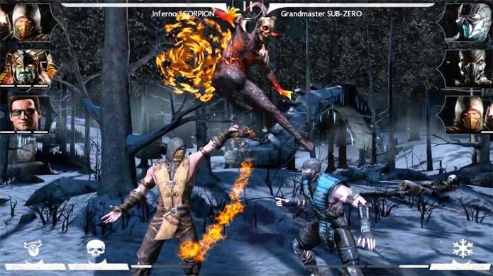 Mortal Kombat X na versão mobile (Foto: Divulgação/Warner)