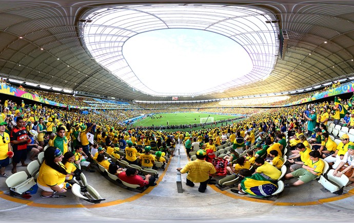 estádio Castelão jogo Brasil x Colômbia (Foto: Getty Images)