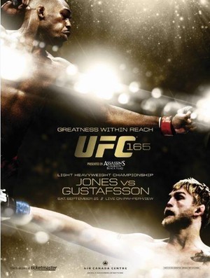 Cartaz pôster UFC 165 Jon Jones Alexander Gustafsson (Foto: Reprodução/Twitter)
