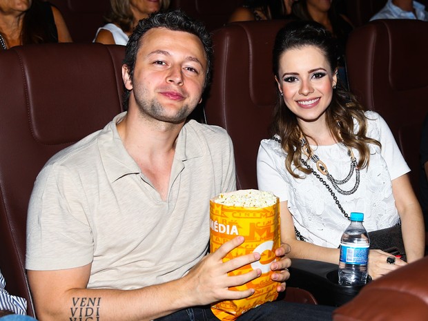 Sandy e Lucas Lima em pré-estreia de filme em São Paulo (Foto: Manuela Scarpa/ Foto Rio News)