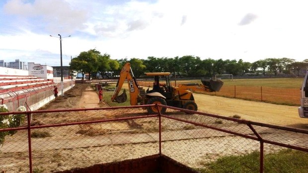 João Hora; reforma; campo (Foto: Gleyson Prado) João Hora; reforma; campo (Foto: Gleyson Prado)
