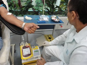 Para doar sangue é preciso ter mais de 50 kg, com idade entre 18 a 67 anos (Foto: Divulgação Ascom/Sesau-RR)