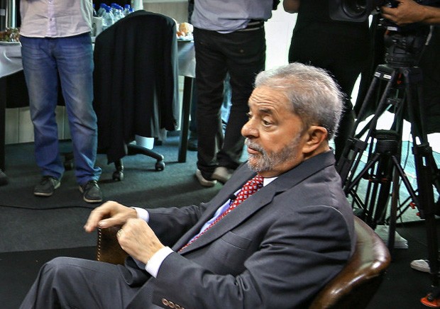 Lula durante entrevista a Roberto D'Avila (Foto: Ricardo Stuckert/ Instituto Lula/Fotos Públicas)