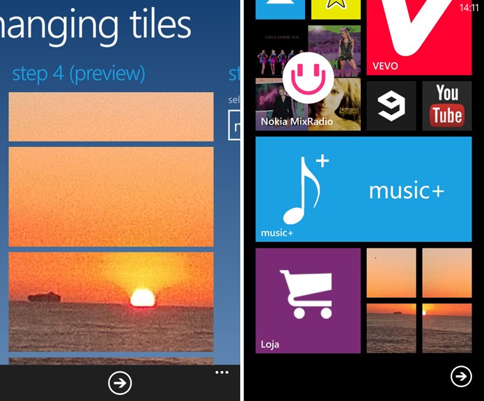 Custom Tiles Maker pode transformas suas fotos em live tiles do Windows Phone (Foto: Reprodução/Elson de Souza)