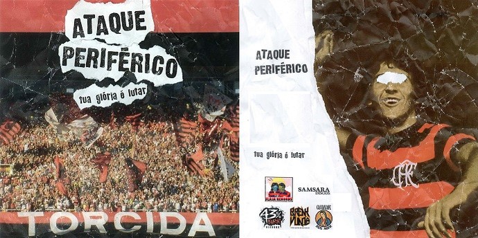 Capa da versão digital do álbum "Tua glória é lutar" em homenagem ao Flamengo (Foto: Divulgação)
