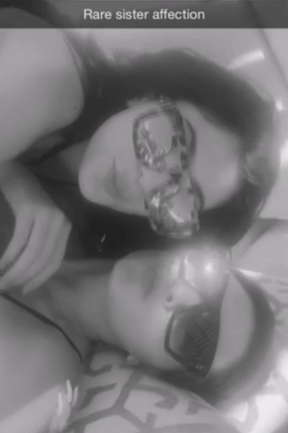 Kylie &amp; Kendall Jenner (Foto: Reprodução / Snapchat)