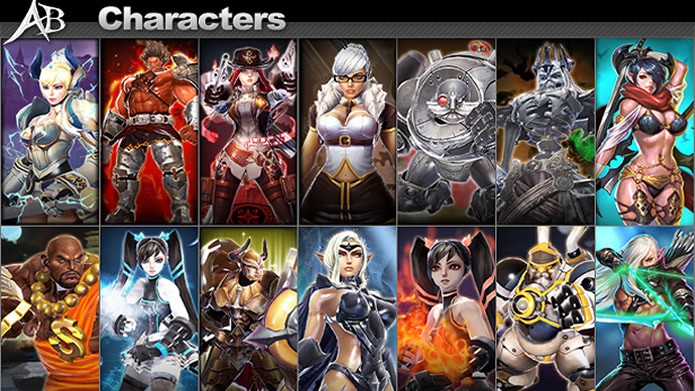 Em ArcheBlade você poderá entre 14 personagens com habilidades, estilos de luta e armas diferentes (Foto: Divulgação/CodeBrush Games)