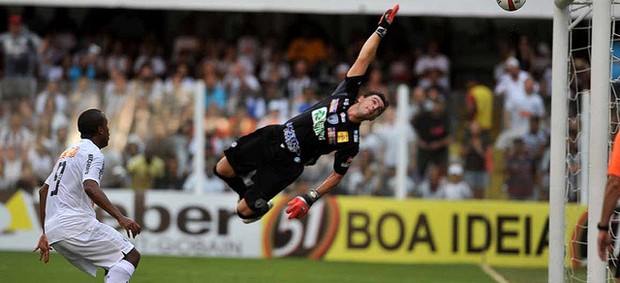 Ganso marca gol de placa para o Santos (Foto: Ivan Storti / Divulgação Santos FC)