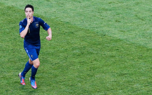 nasri frança gol inglaterra eurocopa (Foto: Agência Reuters)