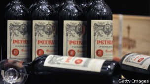 Vinho Petrus: garrafas de mais de R$5.000 (Foto: Getty Images)