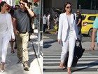 Bruna Marquezine desembarca no Rio com look estilo Kim Kardashian 