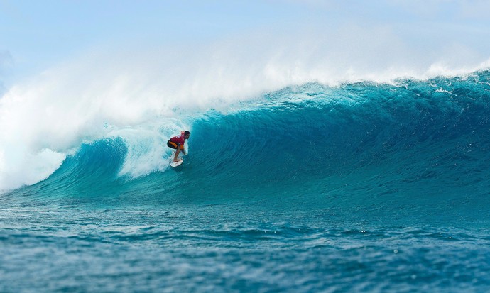 Gabriel Medina surfe - Teahupoo Taiti (Foto: Divulgação/WSL)