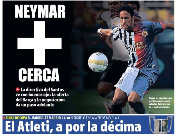 neymar barcelona capa mundo deportivo (Foto: Reprodução)