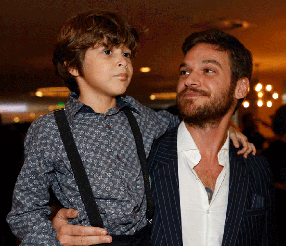 Emilio Dantas e João Bravo serão pai e filho na novela (Foto: Fabio Rocha/Gshow)
