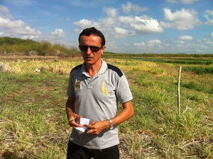 José Augusto filho, gerente da Emparn em Caicó (Foto: Jjocaff Souza/G1)