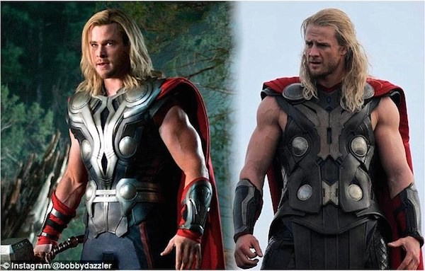 O dublê do ator Chris Hemsworth em “Thor” e “Branca de Neve e o