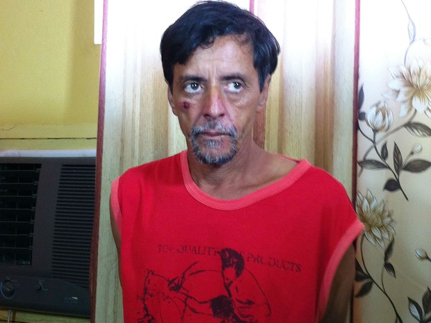 José Augusto Barbosa estava foragido e foi preso em um sítio em Montes Claros (Foto: Michelly Oda / G1)
