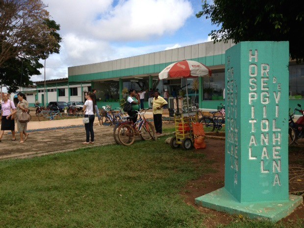 Hospital Regional de Vilhena está sem material cirúrgico e medicamentos básicos (Foto: Andréia Machado/G1)