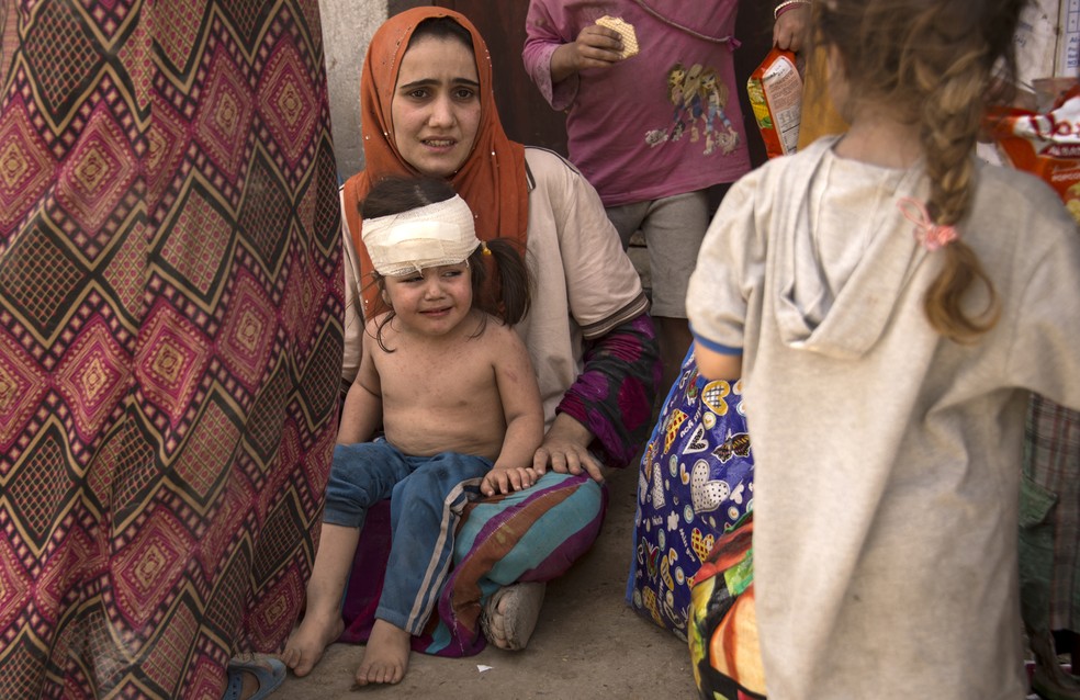 Milhares de crianças sofrem com destruição em Mossul (Foto: Fadel SENNA / AFP)