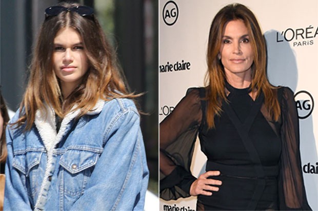 Kaia Gerber e Cindy Crawford  (Foto: The Grosby Group / Agencia / Frazer Harrison/ Getty Images/ AFP)