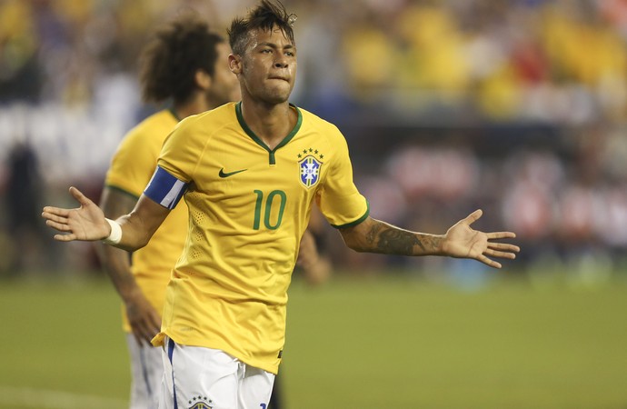 Neymar gol Brasil x Estados Unidos (Foto: Leo Correa / MoWA Press)