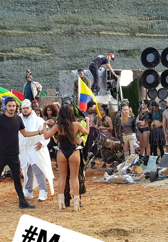 Machika Anitta Mostra Bastidores Da Grava O De Clipe J Balvin