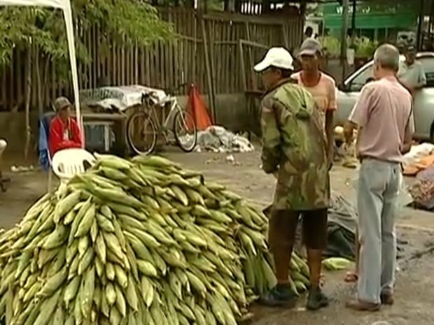 Procura por milho ainda é quena em Aracaju (Foto: Reprodução/TV Sergipe)
