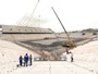 Arena Corinthians inicia nova etapa da obra para fixar cobertura