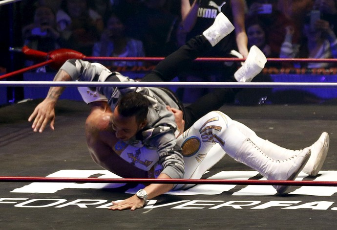 Lewis Hamilton WWE (Foto: Reuters) Lewis Hamilton WWE (Foto: Reuters)