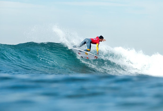 Gabriel Medina na estreia na segunda etapa do Circuito Mundial de surfe em Bells Beach na Austrália (Foto: Divulgação/WSL)