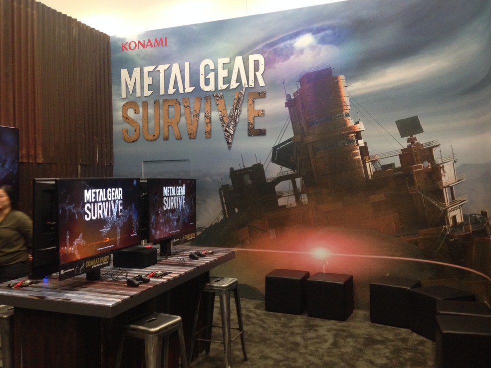 Metal Gear Survive na E3 (Foto: Felipe Vinha)