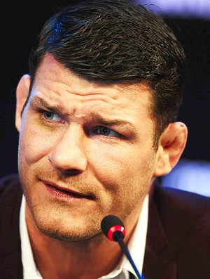Bisping na coletiva do UFC em São Paulo (Foto: Marcos Ribolli / Globoesporte.com)