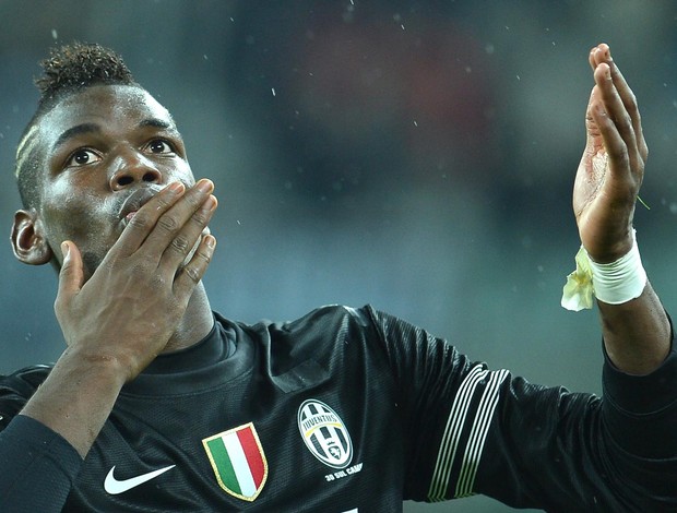 Comemoração do Pogba para a Juventus (Foto: Agência AFP)