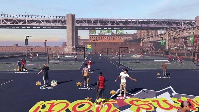 Lobby mostra jogadores na cidade que escolheram (Foto: Reprodução/Thiago Barros)