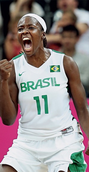 A jogadora de basquete, Clarissa Santos (Foto: Christian Petersen/Getty Images)