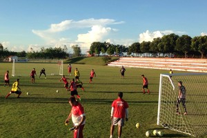 União de Rondonópolis, nos preparativos para a estreia da Série D 2017 (Foto: Divulgação / União Esporte Clube)