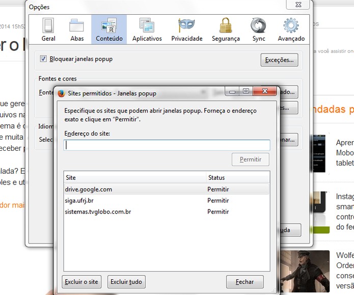 Como Bloquer Pop-up